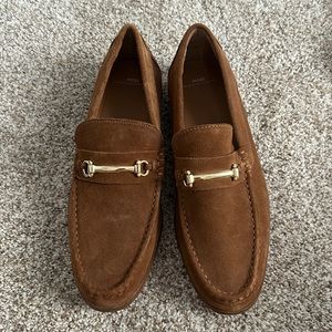 Moss Brown Suede Loafers - “London”